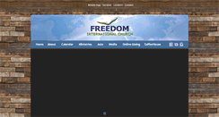 Desktop Screenshot of freedominternationalchurch.com